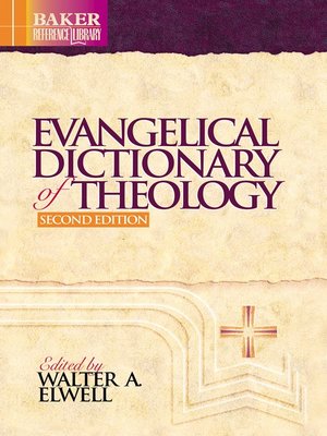 cover image of Evangelical Dictionary of Theology